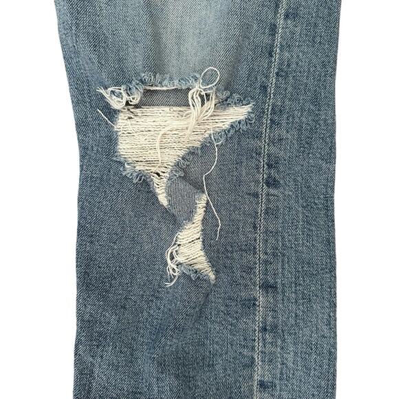 Mother Denim Tomcat Ankle Jeans in Confession Wash | High Waist Distressed | 25 - Picture 8 of 16